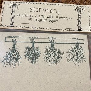 SALE!  Sealed Recycled Stationary w/Envelopes